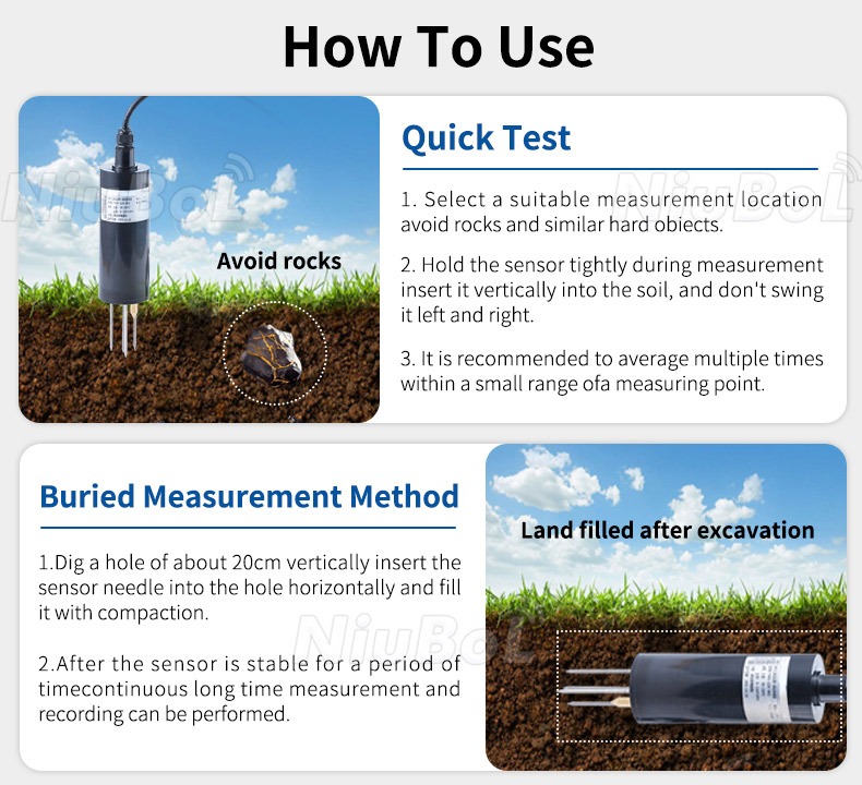 NBL-THR Soil Moisture and Temperature Sensor - Image 2